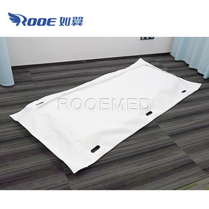 Poignées intégrées Sac de corps mort PEVA étanche biodégradable pour cadavres - Product Image 3