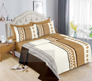 थोक सस्ती बेडशीट ने कपास शीट 6 पीसी बेडरूम शीट सेट किया जो गर्मियों के राजा आकार के बेडडिंग सेट को स्टॉक में पॉलिएस्टर 100% सेट करता है। - Product Image 3