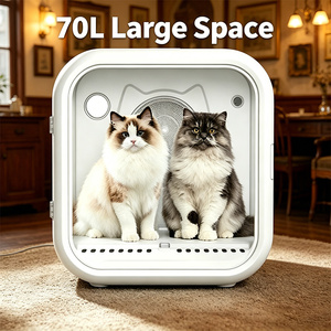 Secador de Animais de Estimação EUR PET Durável de Alta Potência 2000W, Secador de Gatos com Grande Capacidade de <span class=keywords><strong>70L</strong></span>, 360 °   Secador Rápido para Animais de Estimação - Product Image 1