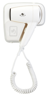 Sèche-cheveux mural professionnel de haute qualité 1200W pour hôtel, moteur CC, débit d'air de 75m3/h, garantie de 3 ans pour usage domestique - Product Image 6