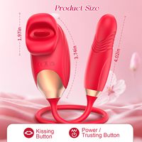 Stimulateur clitoridien, anal et des mamelons, Dildo vibrant, Outils de plaisir, Vibrateurs buccaux pour stimulation du point G, Jouets sexuels pour femmes