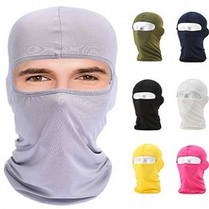 Cagoule unisexe de protection intégrale, style peluche, toutes saisons, légère 36g, pour sports de plein air et pêche, en soie glacée - Product Image 3