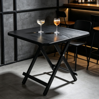 Table à manger pliable portable, bureau pliant carré multifonctionnel, gain de place, table de petit-déjeuner domestique intérieure, cuisine, parc
