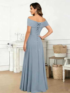 Robes de Soirée Longues <span class=keywords><strong>Bleu</strong></span> Royal de Haute Qualité pour Femmes, Idéales pour Dîners, Bals et Fêtes, Bon Marché - Product Image 2