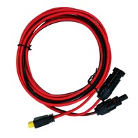 Conector fotovoltaico a conector XT60 Cable de carga 2 * 12AWG 100cm para Dispositivo de fuente de alimentación portátil de Panel Solar al aire libre