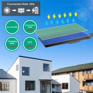 ไฟถนนพลังงานแสงอาทิตย์ LED กลางแจ้งตรวจจับ IP65ลูเมนสูงกำหนดเองพร้อ<span class=keywords><strong>ม</strong></span>แบตเตอรี่ LiFePO4 100W/200W - Product Image 4