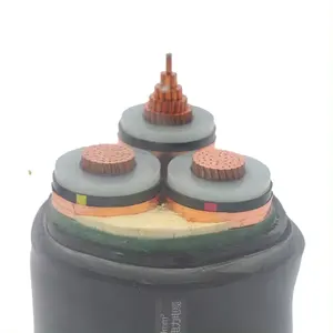 33KV 11KV 3x240mm2 3x120mm2 장갑 구리 지하 케이블 Xlpe 절연 전원 케이블