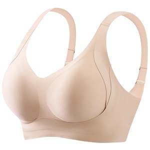 Seamless Underwear Women's Large <strong>Breast</strong> Smaller Bra Anti-sagging Full Cup Gather Extra <strong>Breast</strong> European American Style Plus Bra - Product Image 5