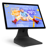 15.6 pouces double écran tout en un Pos Android Pc tablette équipement point de vente caisse enregistreuse Pos pour restaurant