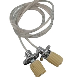 Portalámparas de Cerámica <span class=keywords><strong>con</strong></span> <span class=keywords><strong>Rosca</strong></span> Externa <span class=keywords><strong>G9</strong></span>, Soporte Colgante para Techo, Base para Lámpara - Product Image 3