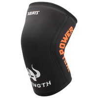 Genouillères de compression en néoprène SCR 7mm avec logo personnalisé pour l'haltérophilie et le squat Powerlifting genouillères de sport respirantes