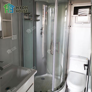 Gümrükleme 10ft Modern uyku bakla çelik Casas Prefabricadas açık 2 yatak odası kapsül evi ile genişletilebilir Bar konteyner ev - Product Image 5