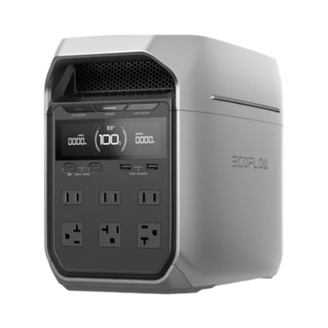 Ecoflow DELTA 3 Plus Series 1800w UPS Portable Power Station Solar Generator Charging Station