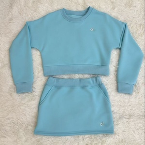 Nuovi Arrivi di Lusso all'Ingrosso: Set da <span class=keywords><strong>Donna</strong></span> 2 Pezzi con Maniche Lunghe e Gonna Sexy, Completo Casual Sportivo per Yoga, <span class=keywords><strong>Abbigliamento</strong></span> Femminile di Design - Product Image 6