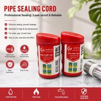 Cordon d'étanchéité industriel en PTFE de 80 m pour conduites de gaz, répositionnable, scellage instantané, non durcissant, résistant aux hautes pressions