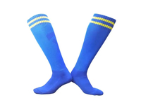 Chaussettes de sport pour hommes avec logo personnalisé, longues, antidérapantes, au-dessus du genou, pour football, basketball, soccer, baseball, hockey, vente en gros