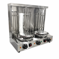 Machine à shawarma électrique, rôtissoire verticale pour kebab, gyros, grill commercial pour snacks, 9000W pour restaurant et cuisine