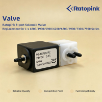 Vanne solénoïde 3 voies de type L Ratopink LB74125, remplacement pour imprimante CIJ Linx 4900/5900/6200/6800/7300