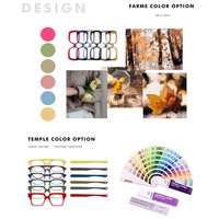Monture de lunettes optiques en acétate carré unisexe à la mode à la mode de créateur de logo personnalisé Offre Spéciale en vente en gros