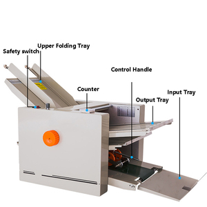 Machines automatiques de pliage du papier / Machine de pliage manuelle de bureau pour sacs en papier - Product Image 2