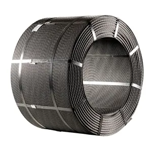 Spiral Ribbed Or Smooth Carbon Steel Wire Strand For Construction