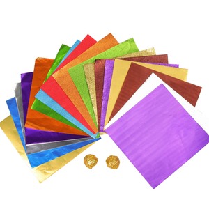 Folha De Alumínio 12 20 28 35 Folhas De Folha De Micron Personalizado Folha De Alumínio De Ouro Embalagem De Chocolate para Chocolate - Product Image 5