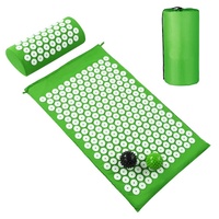 Ensemble de tapis d'acupression et d'oreillers pour le soulagement de la douleur au dos et au cou et la relaxation musculaire soulage le stress