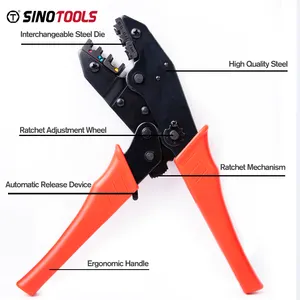 Multifunctional Single Point Electric Wire Cable Shoes Terminal Connector Crimping Press Pliers Tool Kit Set