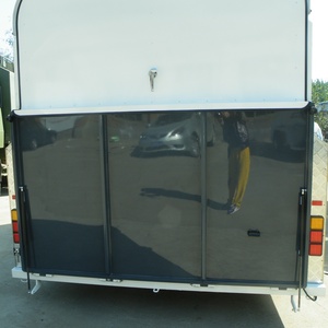 Nuevo Semirremolque de Carga Inclinada para 3 Caballos, Construcción Duradera de Acero Aleado, Eje Doble, Frenos Eléctricos, Carga Útil Máxima de 4T, Ideal para Vivienda en RV - Product Image 5