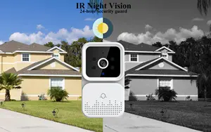 TYSH رخيصة اللاسلكية الذكية الفيديو باب الهاتف جرس باب إنتركوم للمنزل الذكي Wifi للرؤية الليلية الجرس