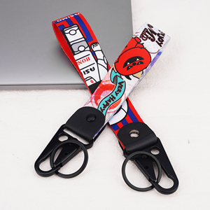 Llavero Personalizado con Correa de Muñeca, Cordón de Poliéster para Llaves, Correa Corta para Llaves - Product Image 4