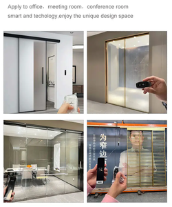 Hdsafe 2025 cực kỳ hẹp cửa trượt với kính thông minh và mới nhất từ hệ thống tự động cho biệt thự khách sạn nơi công cộng - Product Image 6