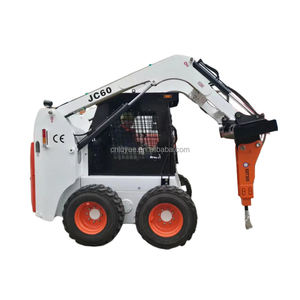 kleiner kompaktlader mit hydraulischem trennwagen /trencher/ schneckenvorrichtung /sweeper/ winkelschaben kompaktladeranlagen - Product Image 1