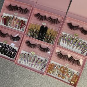 Nouvel ensemble de faux cils et de capsules d'ongles de luxe pour grossistes – Ongles à presser personnalisés en gros, livraison gratuite, nouveau design - Product Image 6