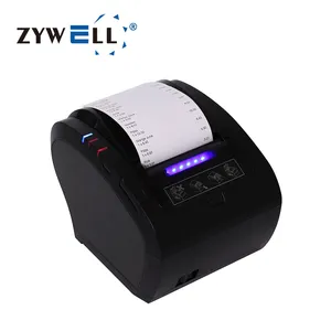 Les pilotes d'imprimante POS 80 c téléchargent le imprimante de reçus personnalisé de couleur noire zy606 80 mm