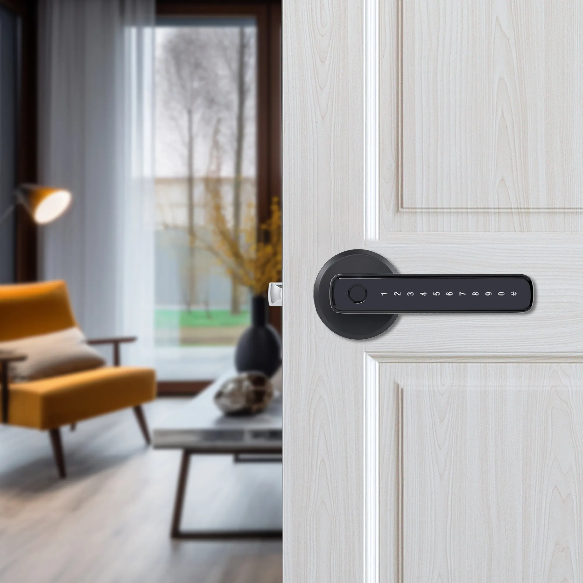 Intelligentes intelligentes sicheres PIN-Code-Sperren intelligenter Türschloss Batterie automatisches Türschloss