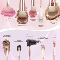 Vente Flash Transfrontalière : Kit Professionnel de Maquillage 62/65 Pièces Incluant Pinceaux, Éponges et Outils de Nettoyage