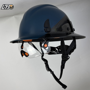 <span class=keywords><strong>Casque</strong></span> de sécurité industriel en fibre de <span class=keywords><strong>carbone</strong></span> à bord complet, matériau durable, protection de la tête pour la construction, certifié CE, vente chaude HBC - Product Image 2