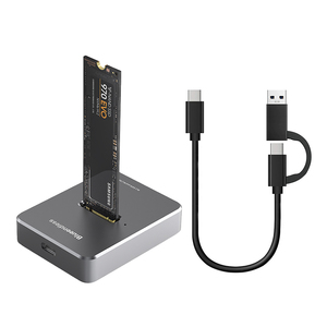 Blueendless <span class=keywords><strong>M</strong></span>.2 NGFF SSDケースアルミケースUSB3.1タイプC PCIE & SATA SSDエンクロージャーUSB-C M2 NVMEデュアルプロトコル<span class=keywords><strong>M</strong></span>.2 SSDケース - Product Image 1