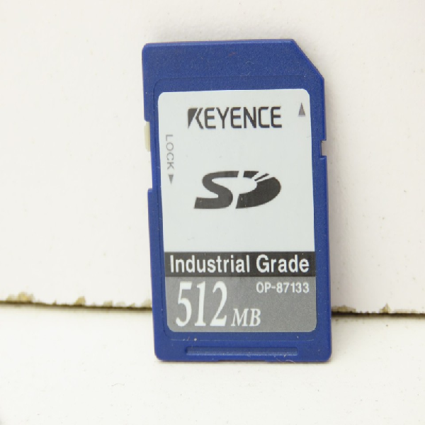 Keyence Industrial Grade SD Card 512MB Flash Memory for Automation PLC