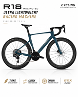 Bicicleta de Carretera de Carbono TWITTER R18, Bicicleta Aerodinámica Ligera para Entrenamiento Profesional y Ciclismo de Alto Rendimiento