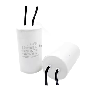 <span class=keywords><strong>Condensateur</strong></span> <span class=keywords><strong>CBB60</strong></span> 14µF 450V <span class=keywords><strong>450Vac</strong></span> <span class=keywords><strong>50</strong></span>/<span class=keywords><strong>60Hz</strong></span> 40/70/21 pour moteur de pompe à eau 220V, démarrage de machine à laver, moteur 3 CV - Product Image 1