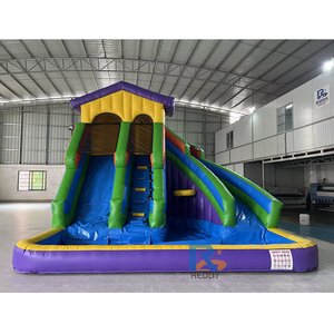 Tobogán Inflable para Niños con <span class=keywords><strong>Piscina</strong></span>, Tobogán Acuático Inflable para Niños en Oferta, Tobogán Acuático Inflable para Exteriores - Product Image 2