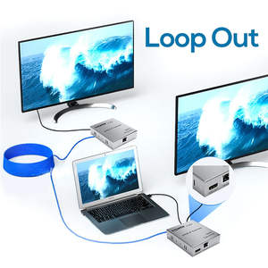 AOST Extender HDMI über Cat6 IP Ethernet Netzwerk RJ45 200m Lan IP Extender Multipoint HDMI Sender Empfänger für TV Laptop - Product Image 5