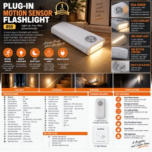 Lampe de nuit multifonctionnelle à induction sans fil de haute qualité, vente directe d'usine, article LED #   855 - Product Image 1