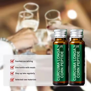 OEM/ODM Curcuma Longa Corn Peptide Herbal Drink Natural Plant Pueraria Turmeric Corn Hangover Drink Essential <b>Liver</b> Protection - Product Image 2