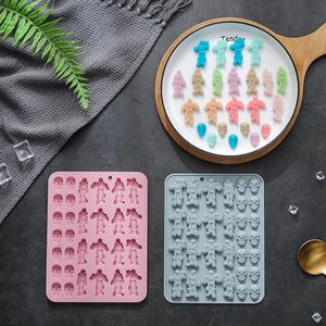 Molde de Silicona de Resina para Pastel de <span class=keywords><strong>Chocolate</strong></span> con Diseño de Calavera, Esqueleto y Muerte para Halloween, Modelo M61681 - Product Image 1