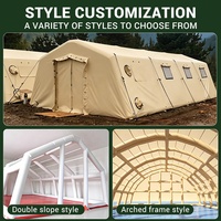 Carpa Médica de Emergencia Inflable Comercial, Modular, de PVC Impermeable, de Instalación Rápida, para Ayuda en Desastres, OEM ODM