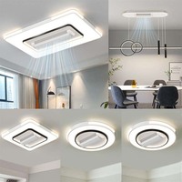 TOGETHER Smart High Ceiling Iluminación integrada Tecnología avanzada sin aspas Ventilador de techo sin aspas con luz