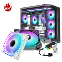 Ventilateur ARGB Lovingcool de 120 mm, nouveau style, refroidisseur de processeur silencieux, refroidissement rapide pour boîtier de PC de jeu, personnalisation de logo 100% en usine